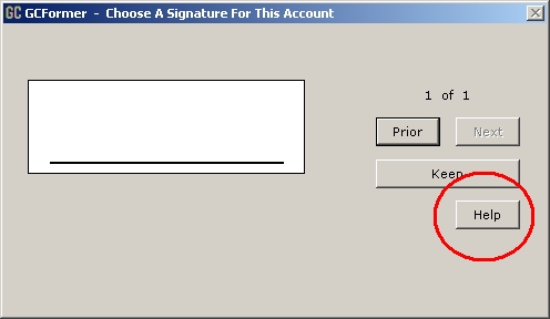 Choose Signature